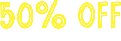 50% off your first monthly payment.