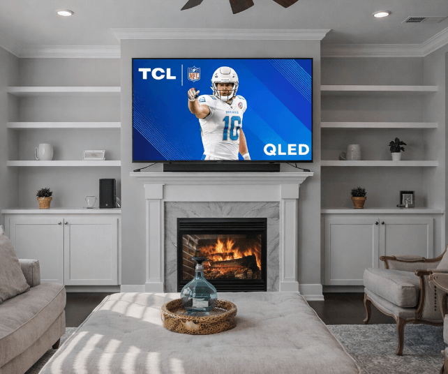 TCL 75 inch QLED TV with TCL Soundbar