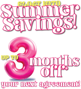 Float into summer savings!